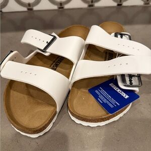 Birkenstock White Sandals